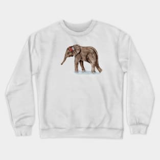 Baby Elephant Crewneck Sweatshirt